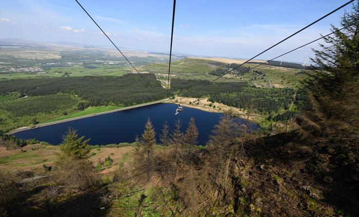 Zip World Tower's stunning location